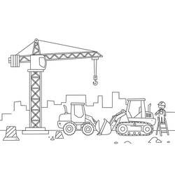 Disegno da colorare: Cantiere (Edifici e Architettura) #220864 - Pagine da Colorare Stampabili Gratuite