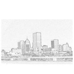 Disegno da colorare: Città (Edifici e Architettura) #64855 - Pagine da Colorare Stampabili Gratuite