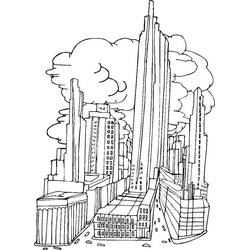 Disegno da colorare: Città (Edifici e Architettura) #64941 - Pagine da Colorare Stampabili Gratuite