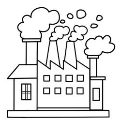 Disegno da colorare: Fabbrica (Edifici e Architettura) #185558 - Pagine da Colorare Stampabili Gratuite