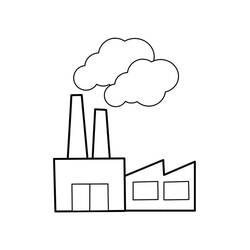 Disegno da colorare: Fabbrica (Edifici e Architettura) #185559 - Pagine da Colorare Stampabili Gratuite