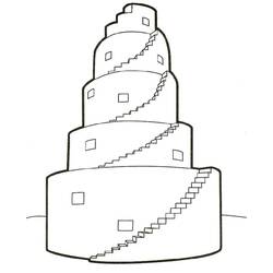 Disegno da colorare: Torre di Babele (Edifici e Architettura) #213662 - Pagine da Colorare Stampabili Gratuite