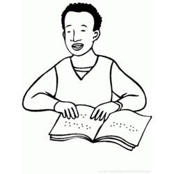 Disegno da colorare: Persona con Disabilità (Famiglia e Amici) #98416 - Pagine da Colorare Stampabili Gratuite