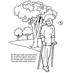 Disegno da colorare: Persona con Disabilità (Famiglia e Amici) #98509 - Pagine da Colorare Stampabili Gratuite