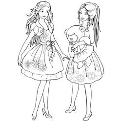 Disegno da colorare: Ragazza Adolescente (Famiglia e Amici) #194484 - Pagine da Colorare Stampabili Gratuite