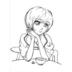 Disegno da colorare: Ragazza Adolescente (Famiglia e Amici) #194521 - Pagine da Colorare Stampabili Gratuite