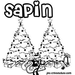 Disegno da colorare: Albero di Natale (Feste e Celebrazioni) #167524 - Pagine da Colorare Stampabili Gratuite