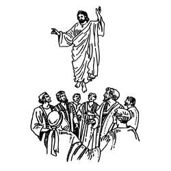Disegno da colorare: Ascensione di Gesù (Feste e Celebrazioni) #181411 - Pagine da Colorare Stampabili Gratuite