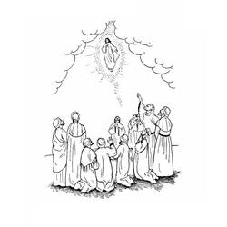 Disegno da colorare: Ascensione di Gesù (Feste e Celebrazioni) #181417 - Pagine da Colorare Stampabili Gratuite