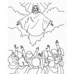Disegno da colorare: Ascensione di Gesù (Feste e Celebrazioni) #181425 - Pagine da Colorare Stampabili Gratuite