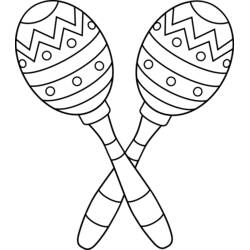 Disegni da colorare: Cinco de Mayo - Pagine da Colorare Stampabili Gratuite