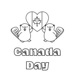 Disegno da colorare: Festa del Canada - 1 Luglio (Feste e Celebrazioni) #193580 - Pagine da Colorare Stampabili Gratuite