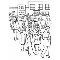 Disegno da colorare: Festa del Lavoro (Feste e Celebrazioni) #181397 - Pagine da Colorare Stampabili Gratuite