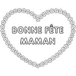 Disegno da colorare: Festa della Mamma (Feste e Celebrazioni) #129877 - Pagine da Colorare Stampabili Gratuite