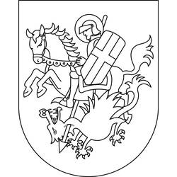 Disegni da colorare: Festa di San Giorgio - Pagine da Colorare Stampabili Gratuite