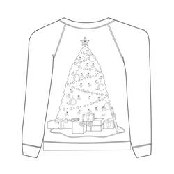 Disegno da colorare: Maglione di Natale (Feste e Celebrazioni) #191597 - Pagine da Colorare Stampabili Gratuite
