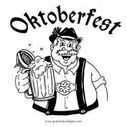 Disegno da colorare: Oktoberfest (Feste e Celebrazioni) #59404 - Pagine da Colorare Stampabili Gratuite