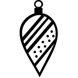 Disegno da colorare: Palla di Natale (Feste e Celebrazioni) #176224 - Pagine da Colorare Stampabili Gratuite