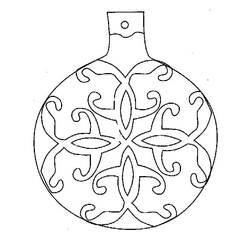 Disegno da colorare: Palla di Natale (Feste e Celebrazioni) #176228 - Pagine da Colorare Stampabili Gratuite