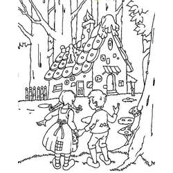 Disegni da colorare: Hansel e Gretel - Pagine da Colorare Stampabili Gratuite