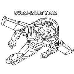 Disegno da colorare: Buzz Lightyear (Film di Animazione) #185077 - Pagine da Colorare Stampabili Gratuite