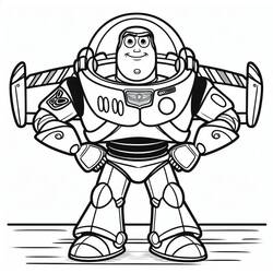 Disegno da colorare: Buzz Lightyear (Film di Animazione) #220279 - Pagine da Colorare Stampabili Gratuite