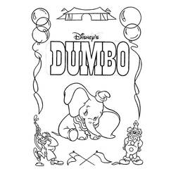 Disegno da colorare: Dumbo (Film di Animazione) #170604 - Pagine da Colorare Stampabili Gratuite