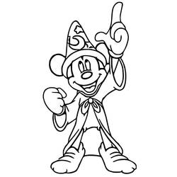 Disegno da colorare: Fantasia (Film di Animazione) #204776 - Pagine da Colorare Stampabili Gratuite