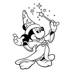 Disegno da colorare: Fantasia (Film di Animazione) #204777 - Pagine da Colorare Stampabili Gratuite