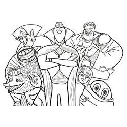 Disegni da colorare: Hotel Transylvania - Pagine da Colorare Stampabili Gratuite