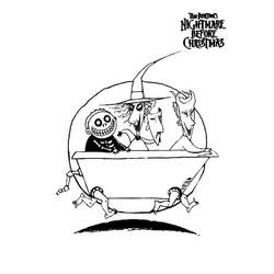 Disegno da colorare: Jack Skellington (Film di Animazione) #202312 - Pagine da Colorare Stampabili Gratuite