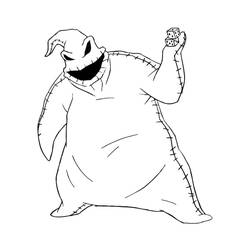 Disegno da colorare: Jack Skellington (Film di Animazione) #202320 - Pagine da Colorare Stampabili Gratuite