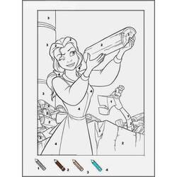 Disegno da colorare: La Bella e la Bestia (Film di Animazione) #130957 - Pagine da Colorare Stampabili Gratuite