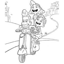 Disegno da colorare: Luca (Film di Animazione) #196776 - Pagine da Colorare Stampabili Gratuite