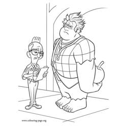 Disegno da colorare: Ralph Spaccatutto (Film di Animazione) #130653 - Pagine da Colorare Stampabili Gratuite