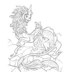 Disegno da colorare: Raya e the Last Dragon (Film di Animazione) #178951 - Pagine da Colorare Stampabili Gratuite