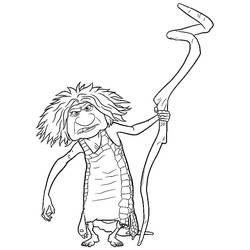 Disegno da colorare: The Croods (Film di Animazione) #205775 - Pagine da Colorare Stampabili Gratuite