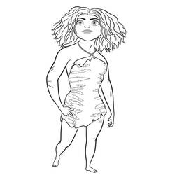 Disegno da colorare: The Croods (Film di Animazione) #205783 - Pagine da Colorare Stampabili Gratuite