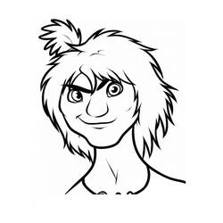 Disegno da colorare: The Croods (Film di Animazione) #205807 - Pagine da Colorare Stampabili Gratuite