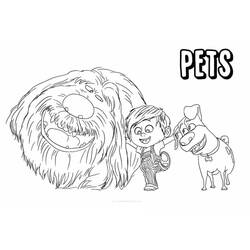 Disegno da colorare: The Secret Life of Pets (Film di Animazione) #206637 - Pagine da Colorare Stampabili Gratuite
