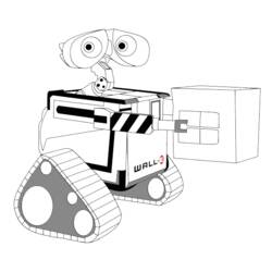 Disegno da colorare: WALL-E (Film di Animazione) #132023 - Pagine da Colorare Stampabili Gratuite