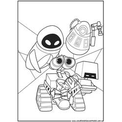Disegno da colorare: WALL-E (Film di Animazione) #132045 - Pagine da Colorare Stampabili Gratuite