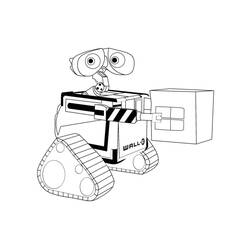 Disegno da colorare: WALL-E (Film di Animazione) #132056 - Pagine da Colorare Stampabili Gratuite
