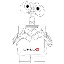 Disegno da colorare: WALL-E (Film di Animazione) #132237 - Pagine da Colorare Stampabili Gratuite