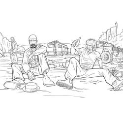 Disegni da colorare: Breaking Bad - Pagine da Colorare Stampabili Gratuite
