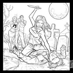 Disegno da colorare: Buffy l'Ammazzavampiri (Film e Serie TV) #152695 - Pagine da Colorare Stampabili Gratuite
