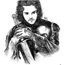 Disegno da colorare: Il Trono di Spade (Film e Serie TV) #151773 - Pagine da Colorare Stampabili Gratuite