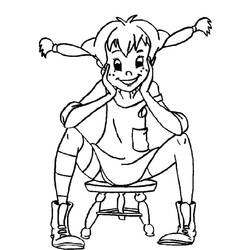 Disegno da colorare: Pippi Calzelunghe (Film e Serie TV) #208338 - Pagine da Colorare Stampabili Gratuite