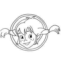 Disegno da colorare: Pippi Calzelunghe (Film e Serie TV) #208348 - Pagine da Colorare Stampabili Gratuite