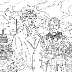 Disegno da colorare: Sherlock (Film e Serie TV) #153363 - Pagine da Colorare Stampabili Gratuite